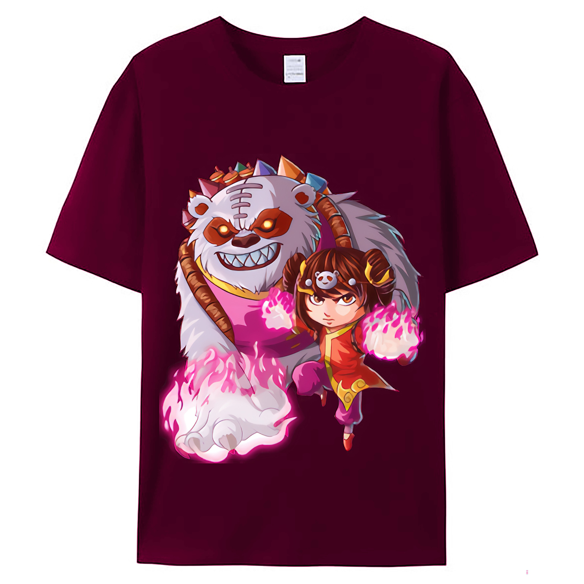 （画像用） リーグ・オブ・レジェンド League of Legends LOL レディースカジュアルプリントTシャツ（綿100％）